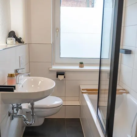 Rr - Awesome 46qm - Kitchen - Wifi Apartment Magdeburg