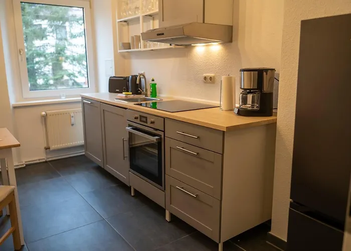 Daire Rr - Awesome 46qm - Kitchen - Wifi Magdeburg